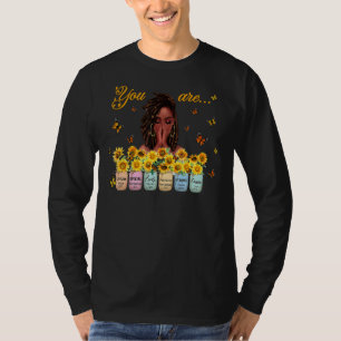 T-shirt Afro Woman God Dit Que Vous Êtes Melanin Afrique A