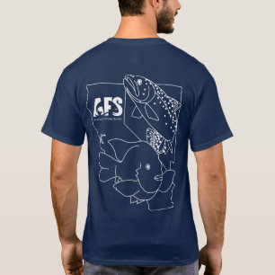 T-shirt AFS White Comic Sans Logo