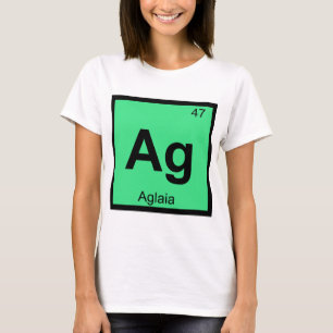 T-shirt Ag - Aglaia Grâces Chimie Symbole du tableau pério
