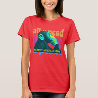 T-SHIRT AGAINST ANIMAL ING D'ESSAI - 02W