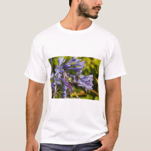 T-shirt Agapanthus flower and bee