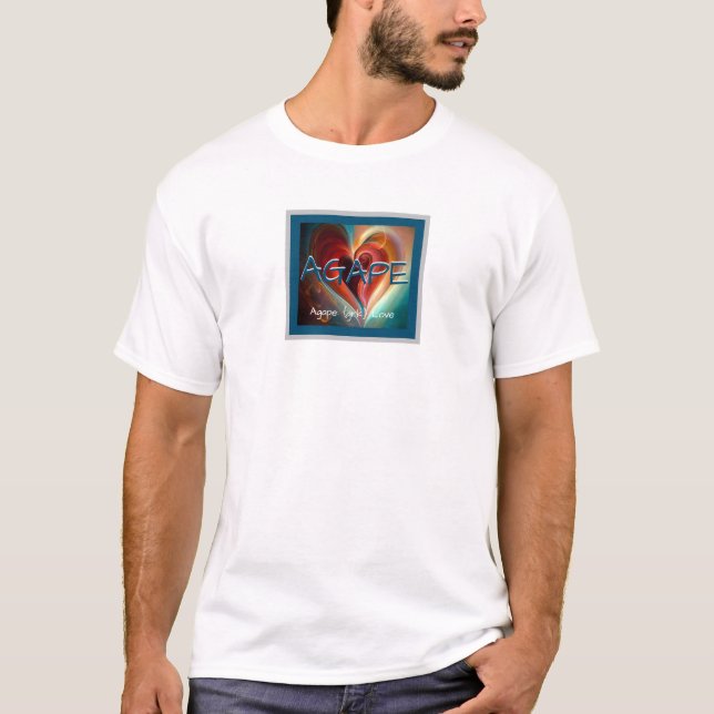 T-shirt Agape - T Shirt Blue Boarder (Devant)