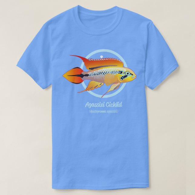 T-shirt Agassizi Cichlid (Design devant)