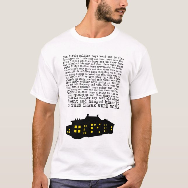 T-shirt Agatha Christie Et Il N'Y En Avait Pas (Devant)