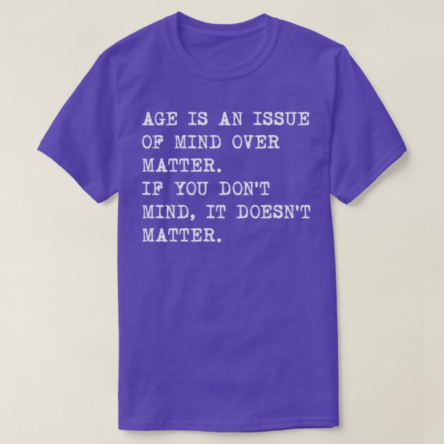 T-shirt Âge (Design devant)