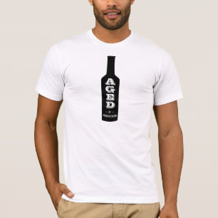 T-shirt Âgé à la chemise d'amateur de vin de perfection