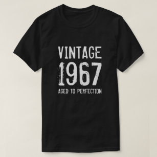 T-shirt Âgé à la perfection 1967 chemise masculine 50e ann