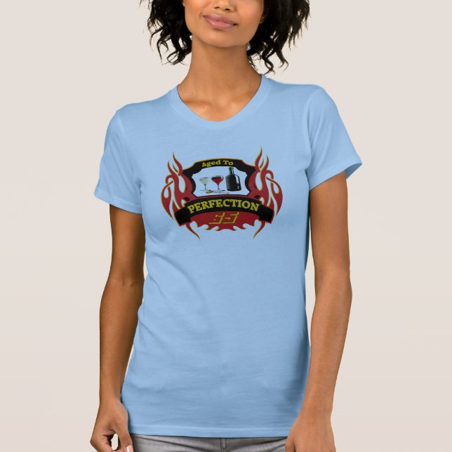 T-shirt Âgé aux soixante-cinquième cadeaux d'anniversaire (Devant)