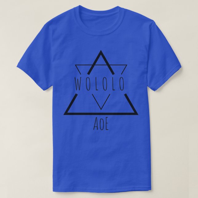 T-shirt Âge des Empires Wololo (Design devant)