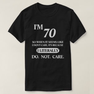 T-SHIRT ÂGE - JE NE M'EN SOUVIENS PAS LITTÉRALEMENT