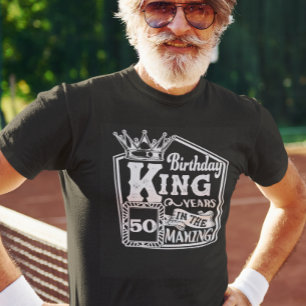 T-shirt Age personnalisé Anniversaire Roi Personnalisé ann
