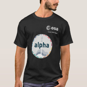 T-shirt Agence spatiale européenne ESA Mission alpha Patch
