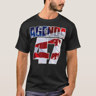 T-shirt Agenda 47 Campagne patriotique de réélection de Tr