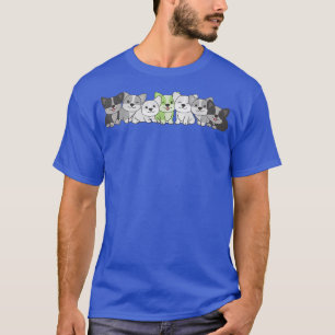 T-shirt Agender Flag Pride Lgbtq Dogs Agender Corgi