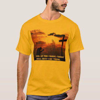 T-shirt Agenouillement à la croix T/shirt