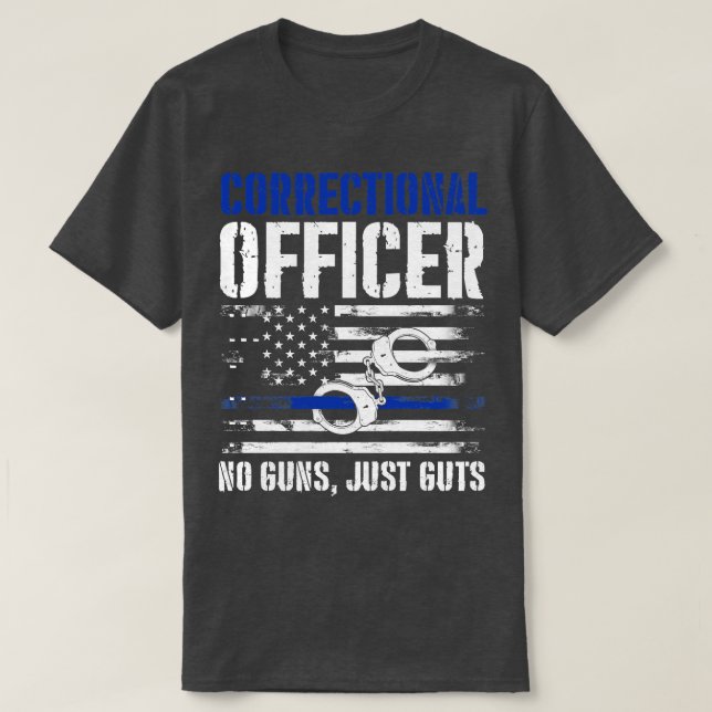 T-shirt Agent correctionnel cadeau de cadre de fonctionnai (Design devant)