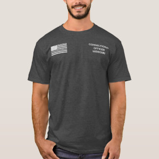 T-shirt Agent correctionnel du Missouri Ligne mince en gri