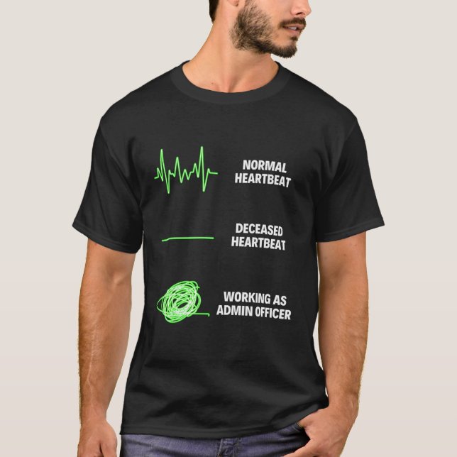 T-shirt Agent d'administration Agent d'administration (Devant)