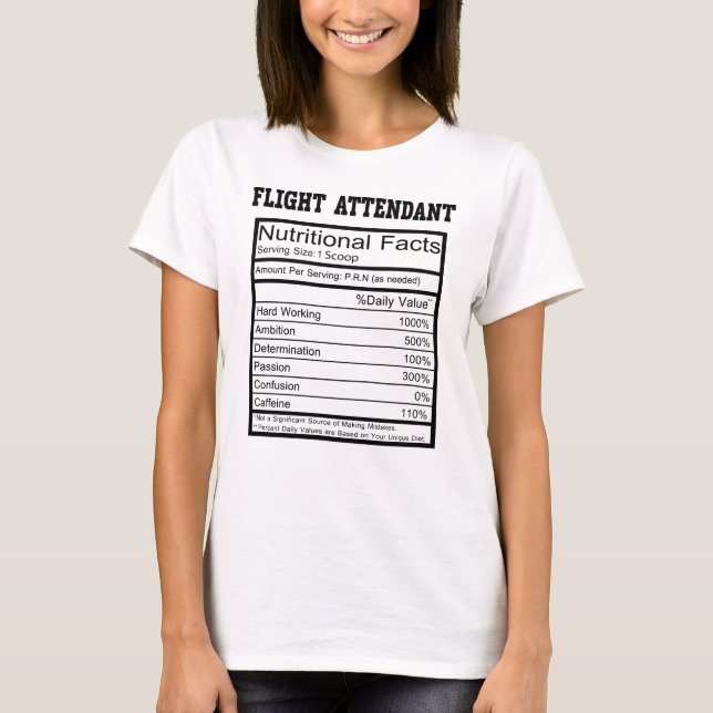 T-shirt Agent de bord (Devant)