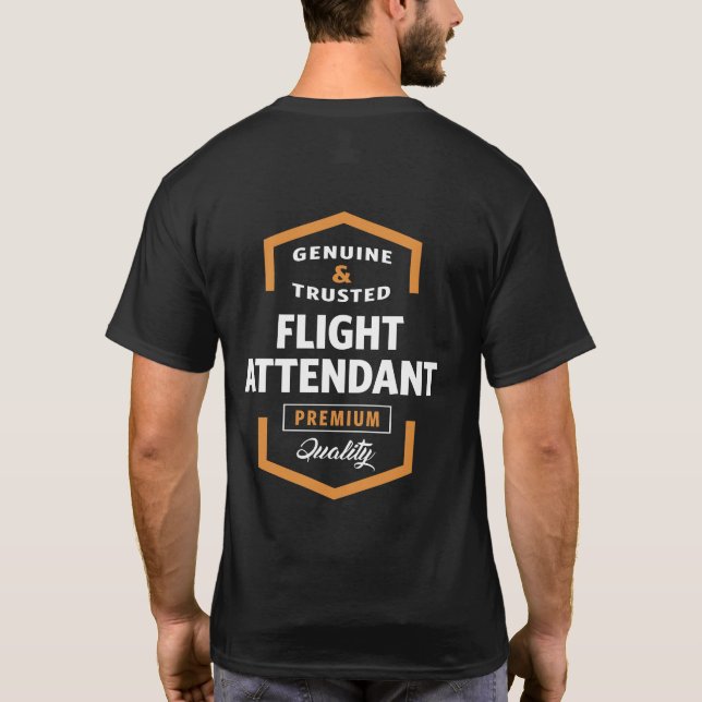 T-shirt Agent de bord | Idées cadeaux (Dos)