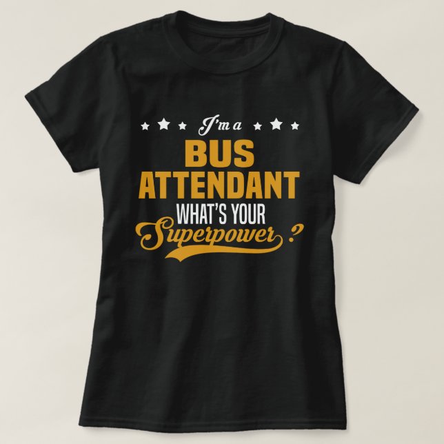 T-shirt Agent de bus (Design devant)