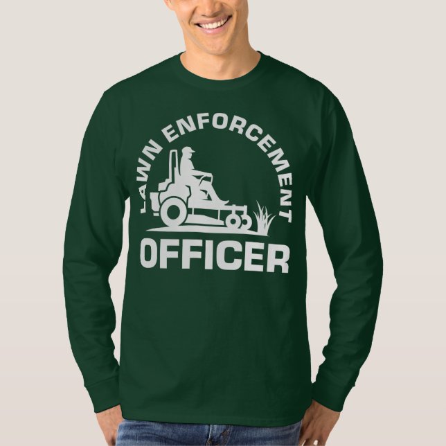 T-shirt Agent de l'application de la pelouse Landscaper La (Devant)