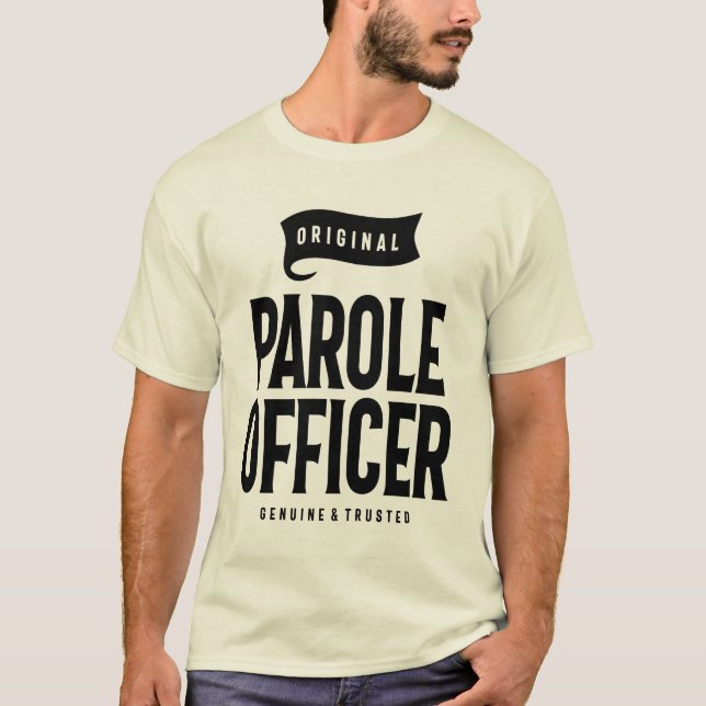 T-shirt Agent de libération conditionnelle Titre du poste  (Devant)