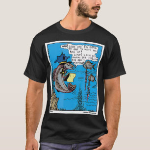 T-shirt Agent de police de poisson Drôle pêche nouveauté C