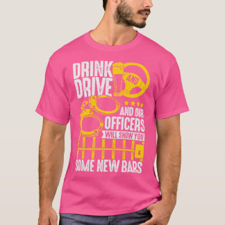 T-shirt Agent de police drôle Inspecteur Job Sheriff Cadea