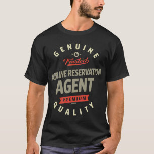 T-shirt Agent de réservation de ligne aérienne