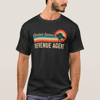 T-shirt Agent de revenu drôle Anniversaire Tee Retro Homme