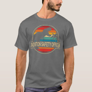 T-shirt Agent de sécurité radiologique Dinosaur
