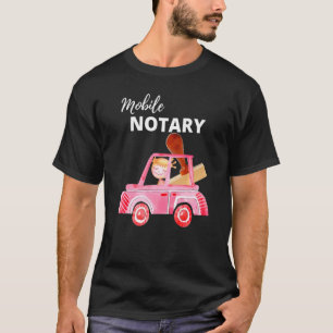 T-shirt Agent de signature de notaire public de notaire mo