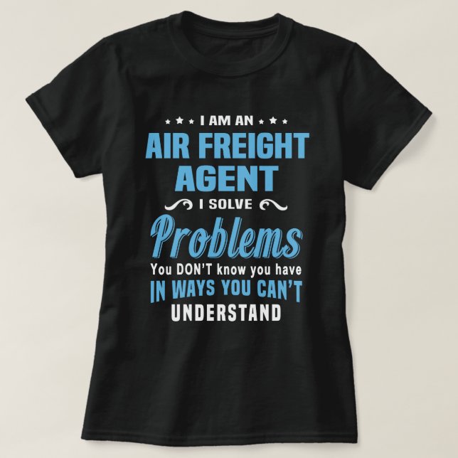 T-shirt Agent de transport aérien (Design devant)