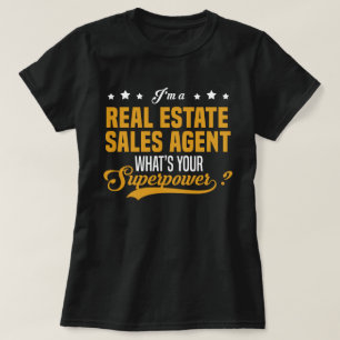 T-shirt Agent de vente immobilier