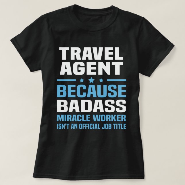 T-shirt Agent de voyage (Design devant)