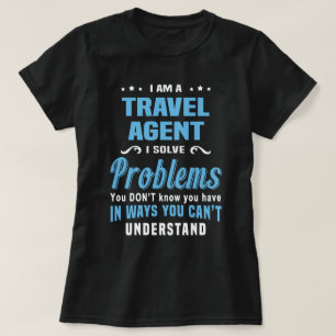 T-shirt Agent de voyage