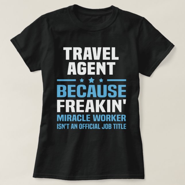 T-shirt Agent de voyage (Design devant)