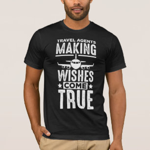 T-shirt Agent de voyage Personnel de Humour de l'avion