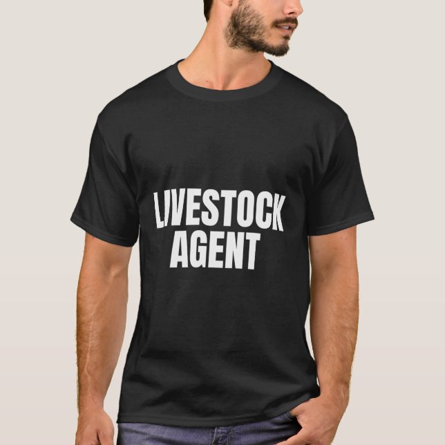 T-shirt Agent d'élevage (Devant)