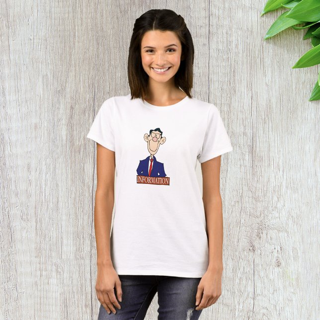 T-shirt Agent d'information Commis professionnel (Créateur téléchargé)