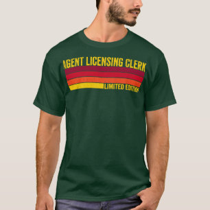 T-shirt Agent du commis aux licences