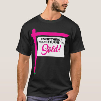 T-shirt Agent immobilier drôle