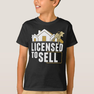 T-shirt Agent immobilier Funny Courtier immobilier Humour