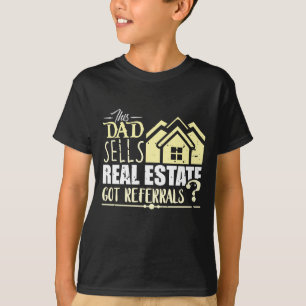 T-shirt Agent immobilier Funny Realer Papa