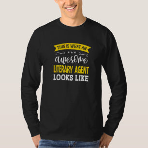 T-shirt Agent littéraire titre d'emploi employé travailleu