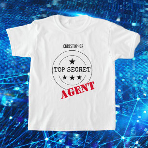 T-shirt Agent secret Monogramme