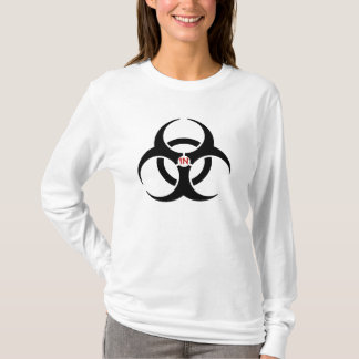 T-shirt Agents dans les dames rouges aa Hoody long Sleev