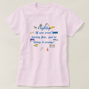T-shirt Agilité ayant l'amusement