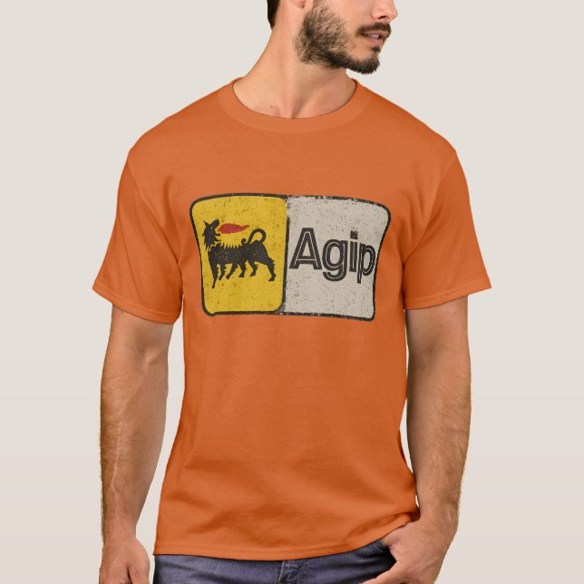 T-shirt Agip vintage (Devant)